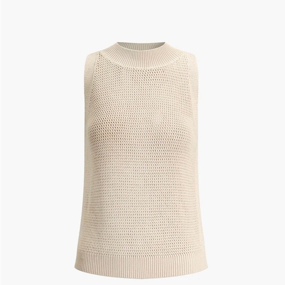 Commense Knit Hollow Solid Vest XS New - Picture 2 of 7